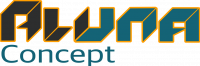 LOGO ALUNA Bi-ton Concept